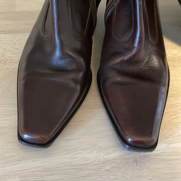 Nero Giardini Tall Brown Leather Boots, Woman Size 6.5 - Picture 5 of 16